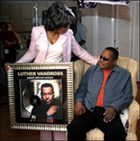 Oprah Winfrey with Mr. Vandross in 2004.